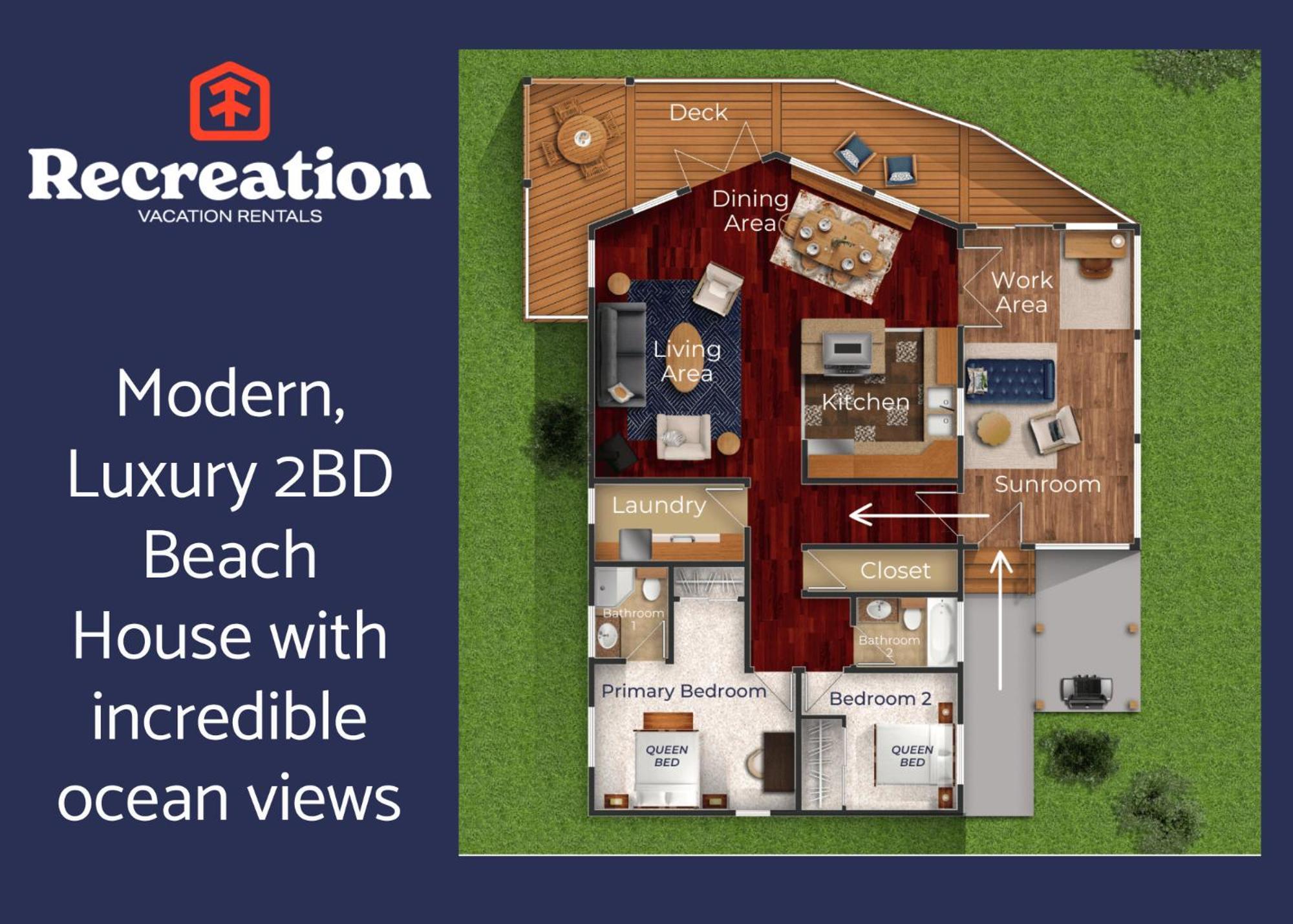 Luxury Beach Ocean View Sonos * Langley